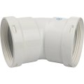 Элемент дымохода STOUT отвод 45° м/м DN80, SCA-0080-020045