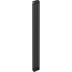 Трубчатый радиатор RIFAR TUBOG 3180/4 секции нижнее подключение DV1 (RAL 9005 матовый), TUB 3180-04-DV1-RAL 9005 K7-М