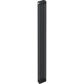 Трубчатый радиатор RIFAR TUBOG 3180/4 секции нижнее подключение DV1 (RAL 9005 матовый), TUB 3180-04-DV1-RAL 9005 K7-М
