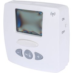 Радиотермостат комнатный электронный Watts WFHT-20433 ( на батарейках с ж/к дисплеем), 10021132