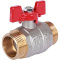 Кран шаровой ROMMER 1 1/4 НР/НР, ручка бабочка, RBV-0007-0410232