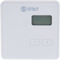 Беспроводной комнатный регулятор STOUT R-8b, белый, STE-0101-008001