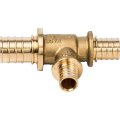 Тройник переходной STOUT 25x16x20 для труб из сшитого полиэтилена аксиальный, SFA-0014-251620
