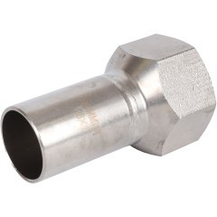 Вставка переходная НПр-ВР ROMMER 28х1 из нержавеющей стали прессовой, RSS-0023-000281
