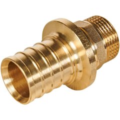 Переходник с наружной резьбой ROMMER 32xG 3/4 для труб из сшитого полиэтилена аксиальный, RFA-0001-003234
