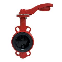 Затвор дисковый поворотный РАШВОРК DN040 PN16, GG25 / GGG40 / EPDM, М/Ф с рукояткой, 200-040-16