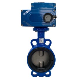 Затвор дисковый поворотный FAF Valve 3500 DN 400 c электроприводом AR21E020.220/50, 3500400AR21E020.220/50