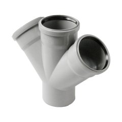 Крестовина двухплоскостная Pro Aqua Stilte D110x110x110/87,5 Белая, ST711187W