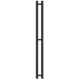 Полотенцесушитель STOUT электрический ROCK quadro 120*08 Черный матовый 2 опоры, SHQ-R2Q0-012008