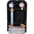 Насосная группа STOUT SDG-0038 с теплообменником 28 пластин, без насоса в теплоизоляции, SDG-0038-282501