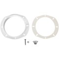 STOUT SCR-6010-000011 STOUT Фланец комплект D100 (прокладка фланца, фланец пластиковый, саморезы), SCR-6010-000011