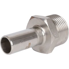 Вставка переходная НПр-НР ROMMER 18х1 из нержавеющей стали прессовой, RSS-0024-000181