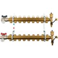 Коллектор в сборе на 9 выходов TIEMME 1х3/4 ЕК, 3870042(3875G060509)