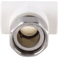 Тройник Kalde комбинированный с накидной гайкой 32х1 1/4, 3222-tut-321a00