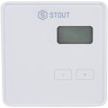 Проводной комнатный регулятор STOUT R-9b, белый, STE-0101-009001
