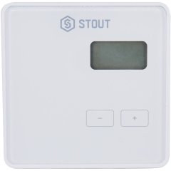 Проводной комнатный регулятор STOUT R-9b, белый, STE-0101-009001