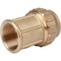 Муфта TIEMME с внутренней резьбой 40х1 1/4 для труб ПНД винтовой, 3400013