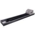 Внутрипольный конвектор STOUT SCN-1100 80х240х1400 (Решётка роликовая) правое подключение, SCN-1100-0824140