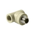 Тройник комбинированный Pro Aqua d=25-3/4 PP-R НР Серый, PA25014PG