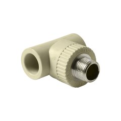 Тройник комбинированный Pro Aqua d=25-3/4 PP-R НР Серый, PA25014PG