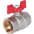 Кран шаровой ROMMER 1 ВН/ВН, ручка бабочка, RBV-0003-0110225