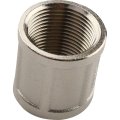 Муфта TIEMME ВВ никелированная 3/4х3/4 для стальных труб резьбовой, 1500150
