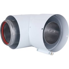 Отвод Vaillant 87гр для труб 80/125, 303610