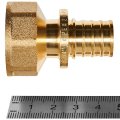 Переходник с внутренней резьбой ROMMER 20xG 3/4 для труб из сшитого полиэтилена аксиальный, RFA-0002-002034
