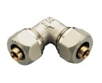 Угольник TIEMME 90° (32х3.0) для металлопластиковых труб винтовой, 1600036