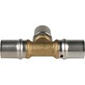 Тройник STOUT равнопроходный 20х20х20 для металлопластиковых труб прессовой, SFP-0006-202020