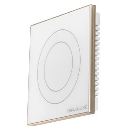 Терморегулятор электронный Теплолюкс Solus Zen Wi-Fi белый/золото, 100000379300