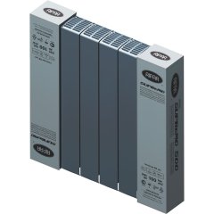 Радиатор биметаллический RIFAR SUPReMO 500 6 секции боковое подключение (ТИТАН), 4RS50-6-TI