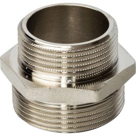 Ниппель НН STOUT переходной никелированный 1 1/2X1 1/4, SFT-0004-112114