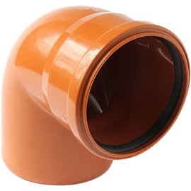 Отвод для наружной канализации Pro Aqua Terra D110/87,5 PP, PPH3011087