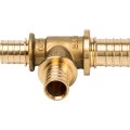 Тройник переходной STOUT 25x20x20 для труб из сшитого полиэтилена аксиальный, SFA-0014-252020