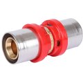 Муфта TIEMME 20x20 для металлопластиковых труб прессовой, 1650022