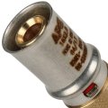 Муфта STOUT соединительная равнопроходная 16х16 для металлопластиковых труб прессовой, SFP-0003-001616