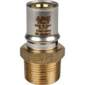 Переходник STOUT с наружной резьбой 3/4 х20 для металлопластиковых труб прессовой, SFP-0001-003420