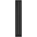Радиатор алюминиевый STOUT Oscar 1800 4 секции боковое подключение (черный), SRA-0110-18000704