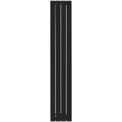 Радиатор алюминиевый STOUT Oscar 1800 4 секции боковое подключение (черный), SRA-0110-18000704