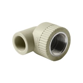 Угольник комбинированный Pro Aqua d=20-3/4 PP-R ВР Серый, PA26010PG