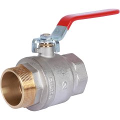 Кран шаровой ROMMER 2 ВН/НР, ручка рычаг, RBV-0002-0210350