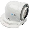*SCA-8610-240090 STOUT Элемент дымохода конденсац. адаптер 90° DN60/100 м/п PP-AL с фланцем (совместим. с Bosch), SCA-8610-240090