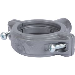 Хомут Sinikon ПП D 050 серый стандарт со шпилькой и дюбелем, KPP.050.R.D