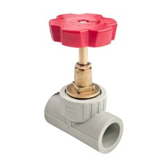 Вентиль в сборе PPR 25х90,  серый, RTP