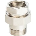 Разъемное соединение STOUT американка ВН никелированное, уплотнение под гайкой 1 o-ring кольцо, SFT-0041-000001