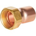 Переход JINTIAN ВП-ВР 22x3/4 с накидной гайкой из меди под пайку, JT-153592234