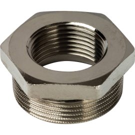 Футорка STOUT никелированная 1 1/2X1, SFT-0029-001121