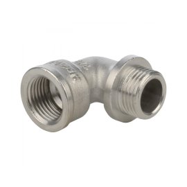 Угольник STOUT с упором НВ никелированный 1/4, SFT-0016-000014
