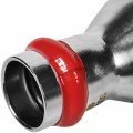 Муфта ROMMER переходная НПр-ВПр, 35х18, из нержавеющей стали прессовой, RSS-1020-003518